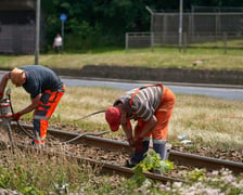 Remont torowiska wzdłuż Legnickiej