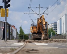 Remont torowiska wzdłuż Legnickiej