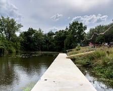 Pomost przy Beach Barze Port Węglowy