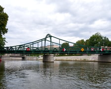 Wrocław widziany z pokładu statku pływającego po Odrze