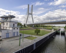 stopień wodny na Rędzinie po remoncie, sierpień 2023