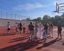 Uczniowie  z V Liceum Ogólnokształcące we Wrocławiu i Domgymnasium w Verden.