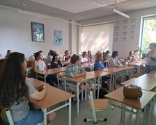 Uczniowie  z V Liceum Ogólnokształcące we Wrocławiu i Domgymnasium w Verden.