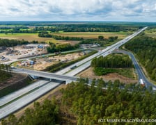 A18 w przebudowie, przełom sierpnia i września 2023 roku
