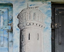 Wieża widokowa na Wielkiej Sowie to jeden z elementów muralu