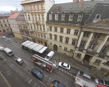W pałacu Wallenberg-Pachalych przy ul. Szajnochy włączył się alarm przeciwpożarowy.