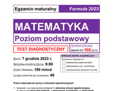 Arkusz z matury próbnej 2024 z matematyki z CKE - poziom podstawowy - grudzień 2023