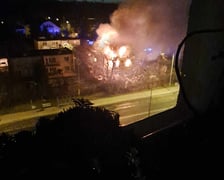 Pożar domu na Kozanowie