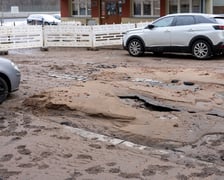 Ekipa remontowa MPWiK na ul. Inowrocławskiej