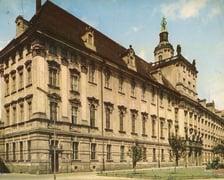 Lata 1965-1967, Wrocław- Barokowy gmach Uniwersytetu- elewacja północna. Widokówka wydana przez Biuro Wydawnicze Ruch.