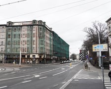 Ulica Pułaskiego we Wrocławiu, 19 lutego 2024 roku