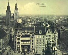 <p>Dom handlowy braci Barasch 1910 r. Widok z g&oacute;ry</p>