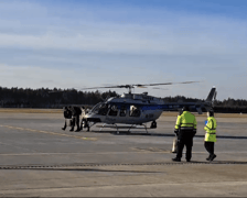 Akcja policyjnych i wojskowych lotników