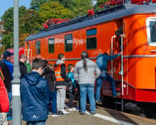Wystawa lokomotyw i wagonów zorganizowana przez Klub Sympatyków Kolei we Wrocławiu