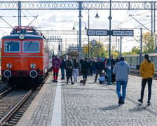 Wystawa lokomotyw i wagonów zorganizowana przez Klub Sympatyków Kolei we Wrocławiu