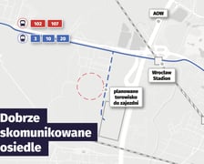 <p>Mapa z lokalizacją nowej zajezdni tramwajowej.</p>