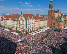 Gitarowy Rekord Świata 2024 we Wrocławiu - zdjęcia z drona