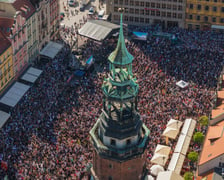 Gitarowy Rekord Świata 2024 we Wrocławiu - zdjęcia z drona