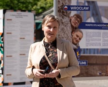 Wystawa "Miasto Stu Mostów do Europy"na placu Solnym