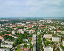 Panorama Wrocławia z tarasu widokowego na Sky Tower