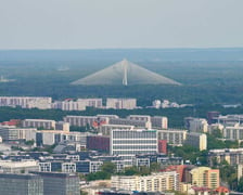 Panorama Wrocławia z tarasu widokowego na Sky Tower
