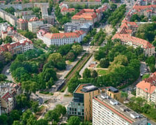 Panorama Wrocławia z tarasu widokowego na Sky Tower