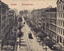 Aleja Jana Matejki to przed wojną ulica Monhauptstrasse, lata 1900-1930