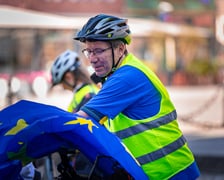 <p>Rowerzyści z&nbsp;Koła Przyjaci&oacute;ł Erlangen-H&ouml;chstadt/Tarnowskie G&oacute;ry (Tarnowitz) e.V. we Wrocławiu</p>