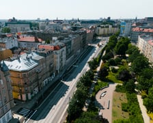 Przebudowa Pomorskiej na kadrach z drona, 28 maja 2024
