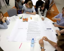 Warsztaty podczas debaty młodzieżowej na temat Strategii Wrocław 2050