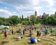 Wrocławskie Święto Rowerzysty w parku Tołpy