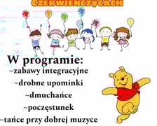 Program festynu w Czerwieńczycach