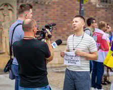 Marsz przeciw zbrodniom rosyjskim dokonywanym w Ukrainie. Wrocław, 13.07.2024