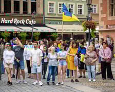 Marsz przeciw zbrodniom rosyjskim dokonywanym w Ukrainie. Wrocław, 13.07.2024