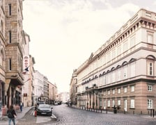 Wizualizacja budynku na podstawie wyglądu pałacu Hatzfeldów