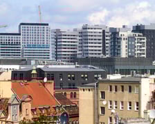 Panorama Wrocławia ze szczytu kamienicy na pl. Solnym