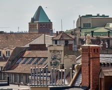 Panorama Wrocławia ze szczytu kamienicy na pl. Solnym