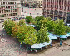 Panorama Wrocławia ze szczytu kamienicy na pl. Solnym