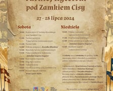 Program turnieju w zamku Cisy