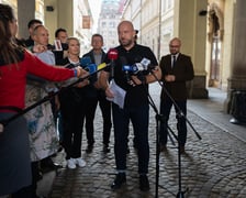 Spotkanie prasowe i zebranie wojewódzkiego sztabu kryzysowego w sprawie zagrożenia powodziowego, 16 września 2024 roku