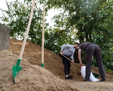Odbiór piasku spod ZDiUM-u, 16 września 2024