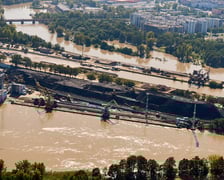 Wrocław z lotu ptaka. Zdjęcia lotnicze z powodzi [21 września]