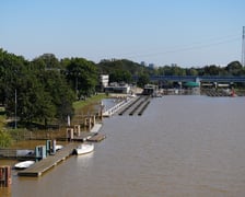 Most Milenijny nad Odrą we Wrocławiu: Dobry widok na Odrę