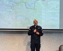 <p>Komisarz Wojciech Jabłoński z Komendy Miejskiej Policji we Wrocławiu</p>