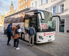 Krwiobus przy ulicy Oławskiej, 18.10.2024
