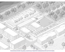 <p>Projekt Dom Społeczności Śląskiej. Adaptacja teren&oacute;w poprzemysłowych w Bytomiu</p>