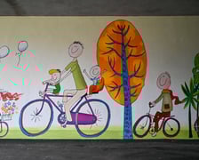<p>nowy mural na Alei Wielkiej Wyspy</p>