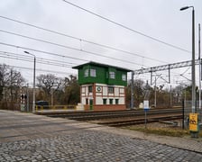 Nastawnia stacji Wrocław Leśnica (grudzień 2024)