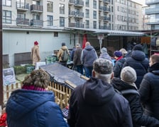 Akcja rozdawaniu kubłów na bioodpady - Targowisko ul. Ptasia 21.12.2024