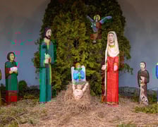 Żywa szopka przy kościele NMP Matki Pocieszenia przy ulicy Wittiga